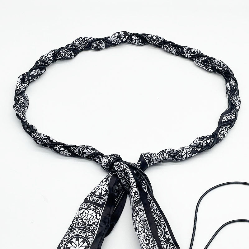 Vintage Paisley Scarf Belt - DippedShop Wholesale - #4307