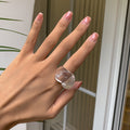 Resin Heart Ring - DippedShop Wholesale - #6963