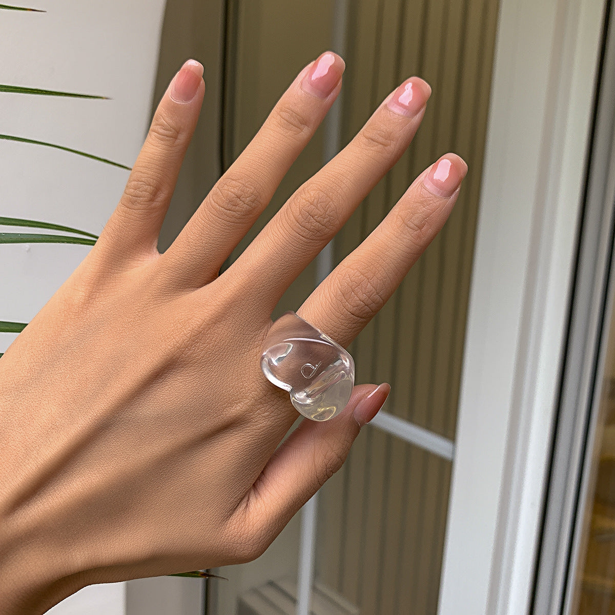 Resin Heart Ring - DippedShop Wholesale - #6963