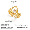 Heart Hollow Zircon Ring - DippedShop Wholesale - #6003
