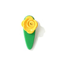 Vintage 3D Rose Flower Acetate Hair Clip 8AS6HCP313T