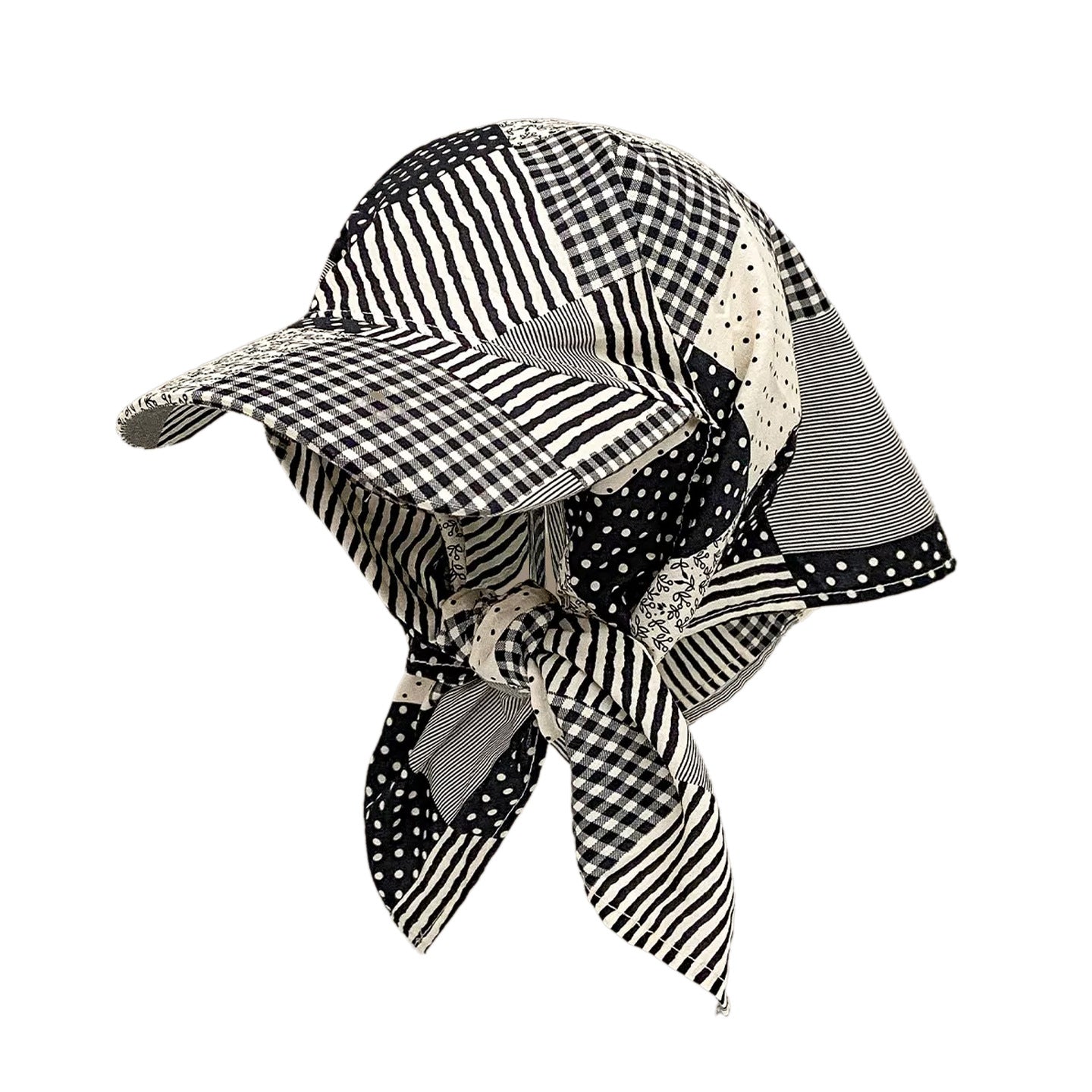 Retro Polka Dot Striped Bandana Baseball Cap MK2BW6W6HAT100
