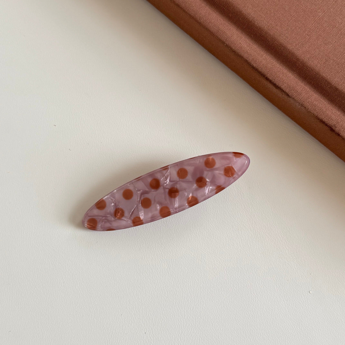Simple Polka Dots Acetate Hair Claw Clip MK2PPIM6W6HCP1268