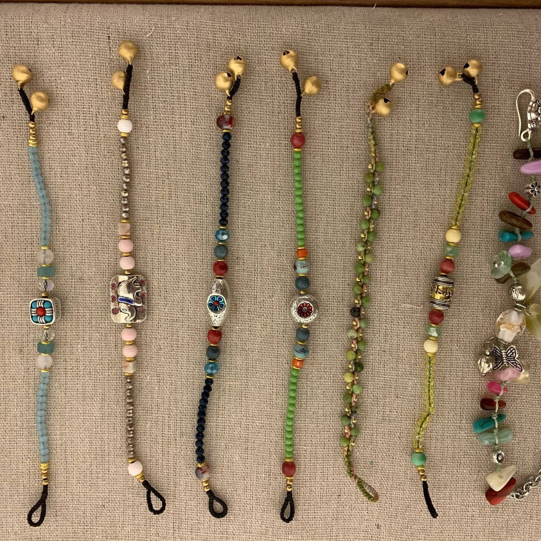 Beaded Braided Chain Bracelet - DippedShop Wholesale - #3923