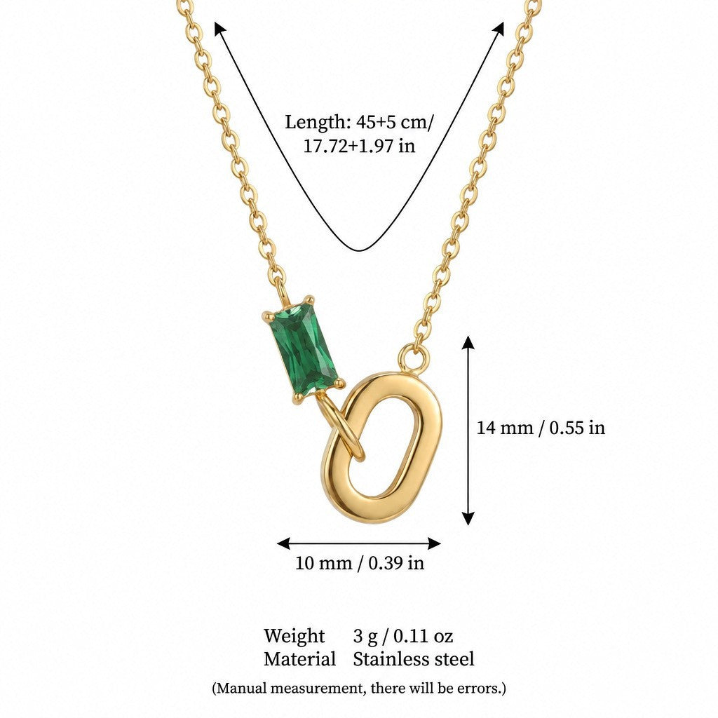 Trendy Gold Plated Zirconia Chain Bracelet 6W6JBR331