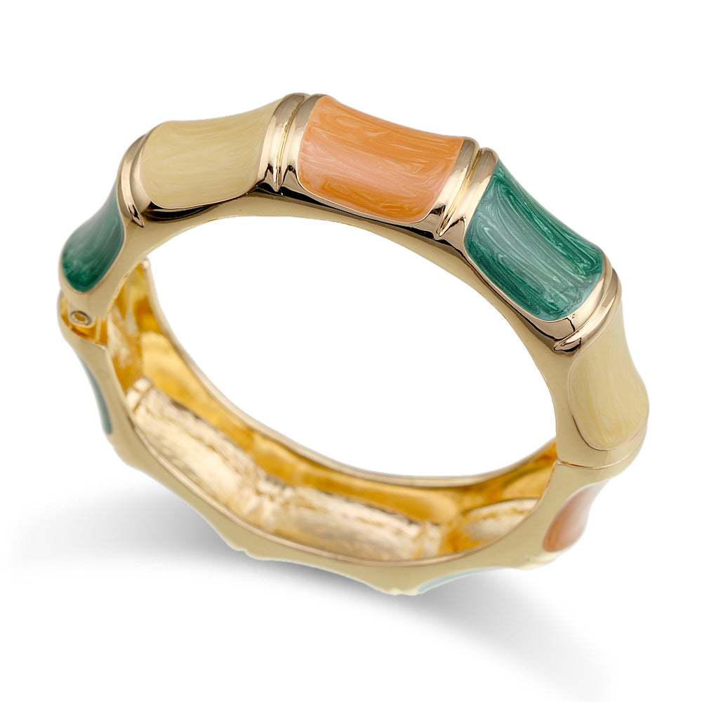 Vintage Chunky Enamel Bangle - DippedShop Wholesale - #5171