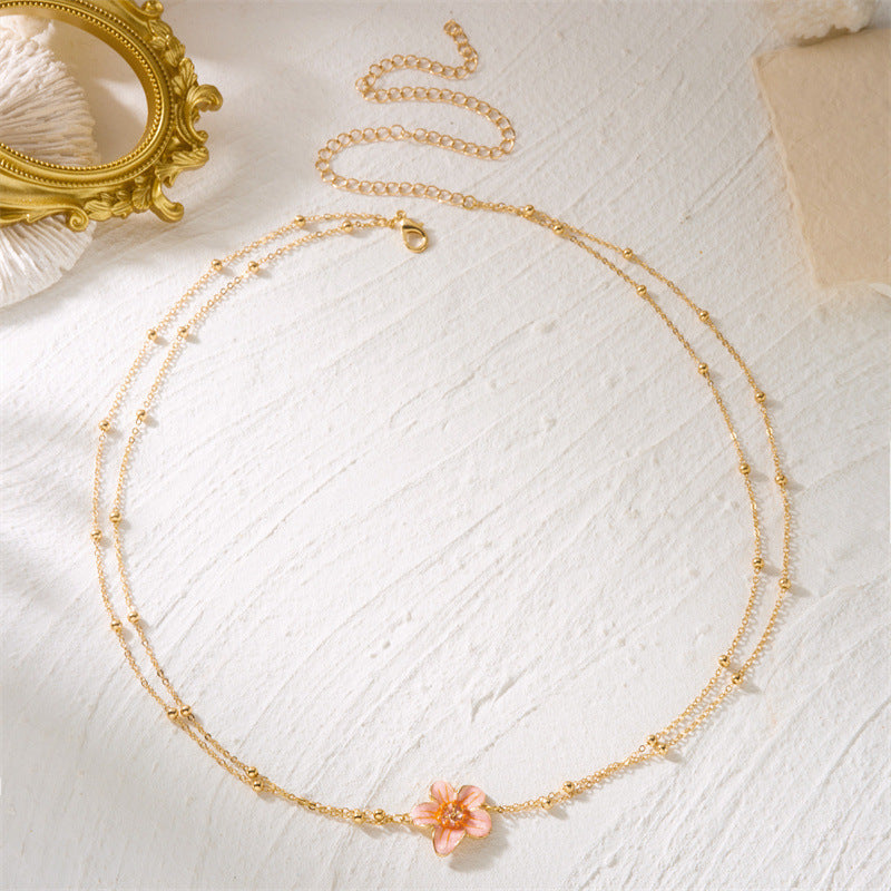 Sexy Flower Bead Double Layered Waist Chain 8ZA6JBC101T