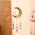 Colorful Moon Crystal Pendant Hanging Suncatchers MK2CZAS6H7HLS62