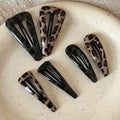 Vintage Leopard Print Hollow Hair Clips 6W6HCP1235