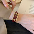 Rhinestone Flower Quartz Watch - DippedShop Wholesale - #1763