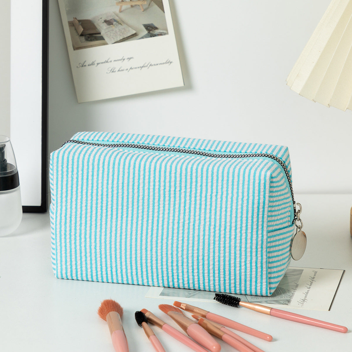 Color Block Cosmetic Bag - DippedShop Wholesale - #1987