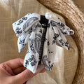 Vintage Paisley Print Bowkot Banana Hair Clip 6W6HCP1673