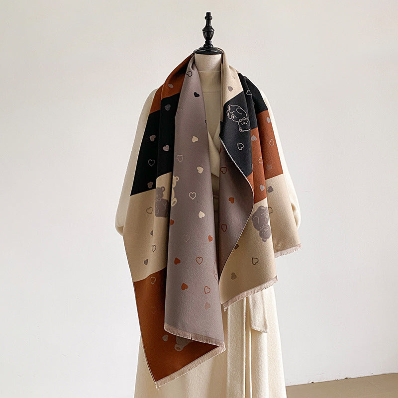 Reversible Shawl Scarf - DippedShop Wholesale - #5219