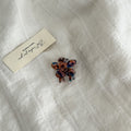 Cute Mini Color Block Flower Hair Claw Clip 6W6HCP1287