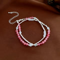 Natural Stones Beads Chain Adjustable Bracelet 6W6JBR723