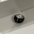 Chunky Glossy Enamel Wide Statement Open Ring 6W6JRG296