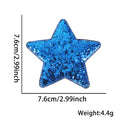 Exquisite Solid Color Sequin Star Hair Clip 8AS6HCP72L
