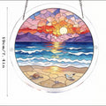 Colorful Stained Glass Style Puzzle Acrylic Suncatcher 6H7HLS181