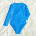 Solid Long Sleeve Swimwear - DippedShop Wholesale - #8403