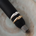 Heart Zircon Open Ring - DippedShop Wholesale - #3331