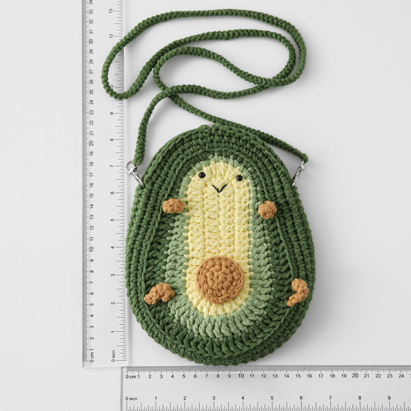 Cute Elephant Travel Purse Crochet Crossbody Bag MK2CCR6W10BBG430