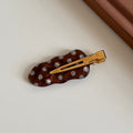 Simple Polka Dots Acetate Hair Claw Clip MK2PPIM6W6HCP1268