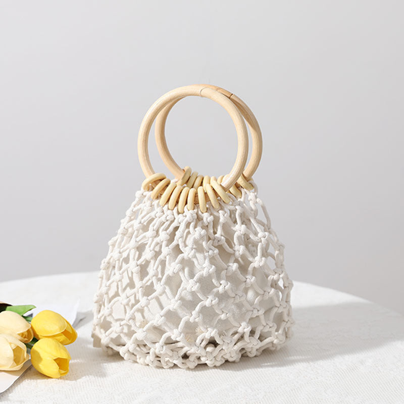 Casual Hollow Out Beach Bag - DippedShop Wholesale - #6211