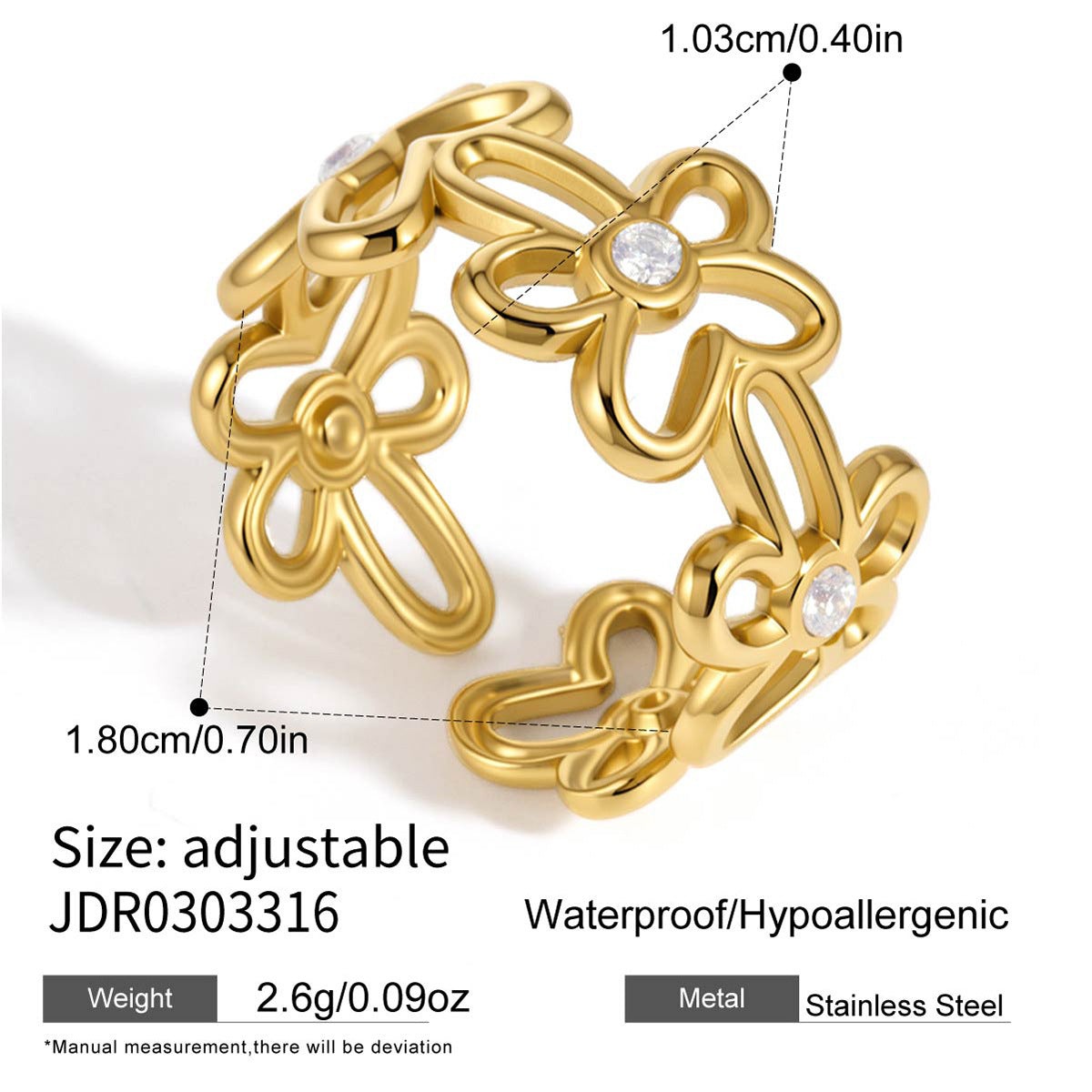 Minimalist Hollow Out Flower Z - DippedShop Wholesale - #7395