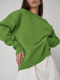 Solid Loose Sweater - DippedShop Wholesale - #3459