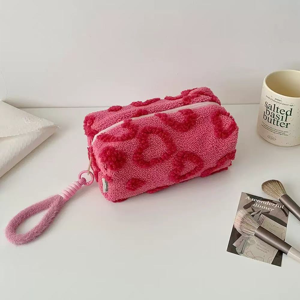 Stylish Leopard Lint Large Capacity Makeup Bag MK2BW6S10BOB59