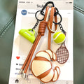 Chic Croissant Star Pendant Keychain Bag Charm 6W10BBC352