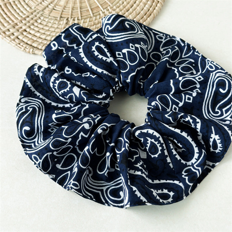 Vintage Flower Hair Scrunchie - DippedShop Wholesale - #2611