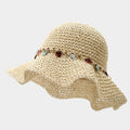 Boho Straw Sun Hat - DippedShop Wholesale - #7475