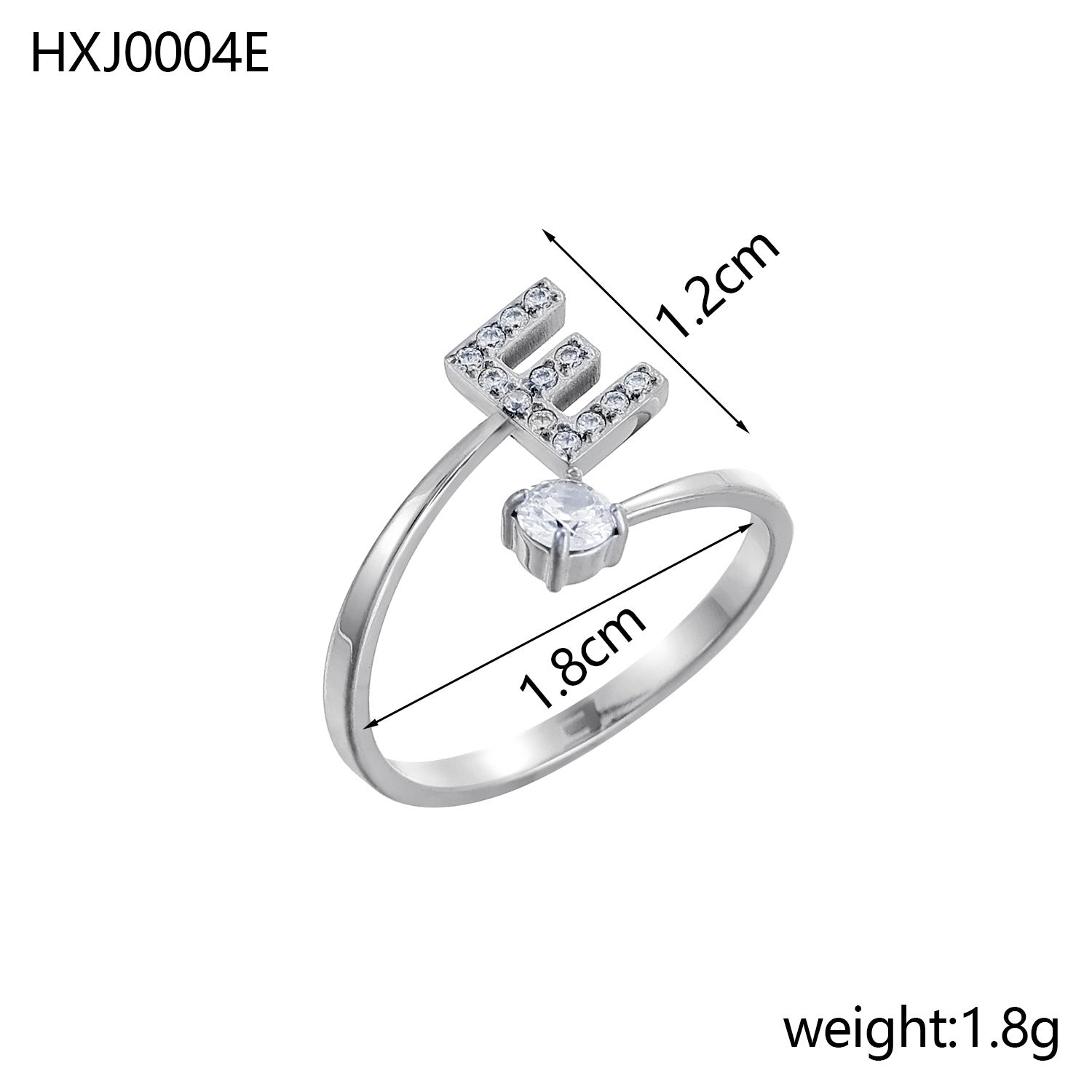 Simple Gold Plated Rhinestone - DippedShop Wholesale - #8499