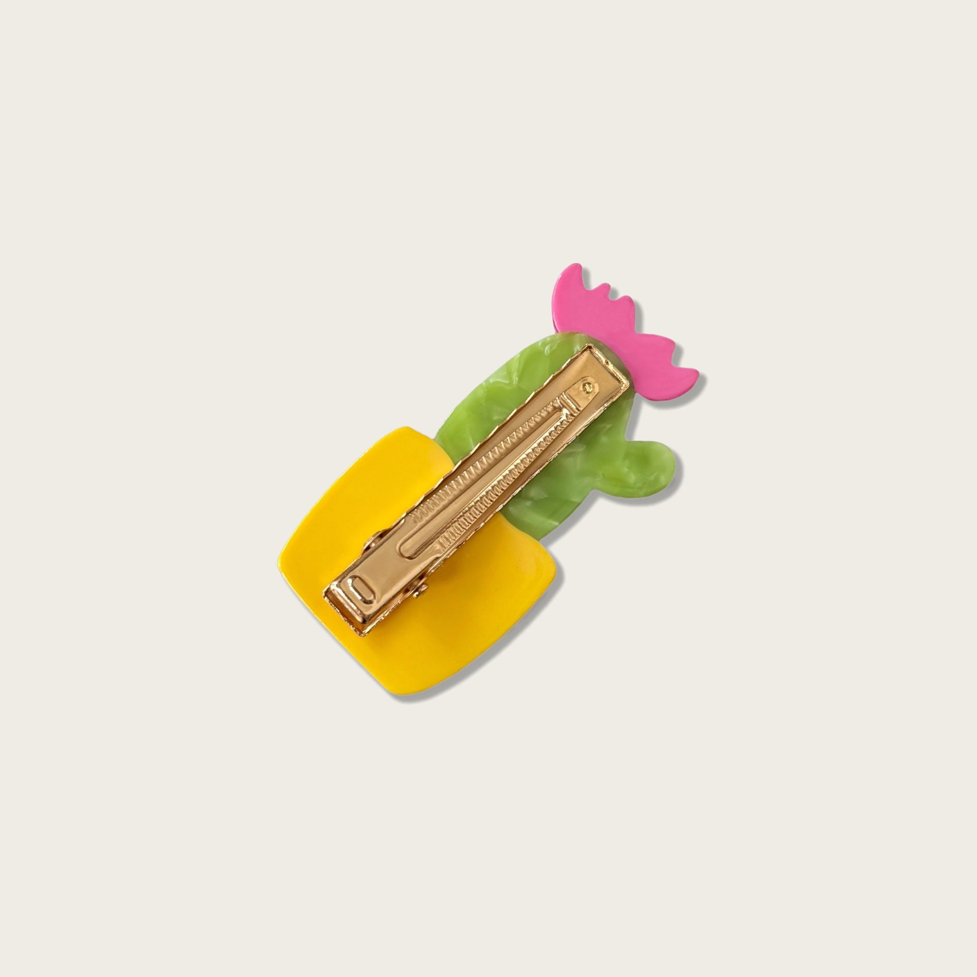 Cute Cartoon Caktus Acetate Hair Clip 8AS6HCP310T