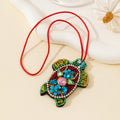 Colorful Rhinestones Tortoise Pendant Keychain Bag Charm 6W10BBC782