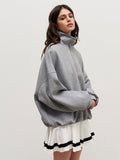 Loose Lapel Zipper Hoodie - DippedShop Wholesale - #0915