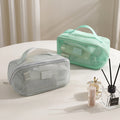 Simple Solid Color Mesh Hollow Makeup Bag MK2BW6S10BOB105
