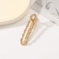 Vintage Metal Geometric Gold Plated Hair Clip MK2MBEP6W6HCP370