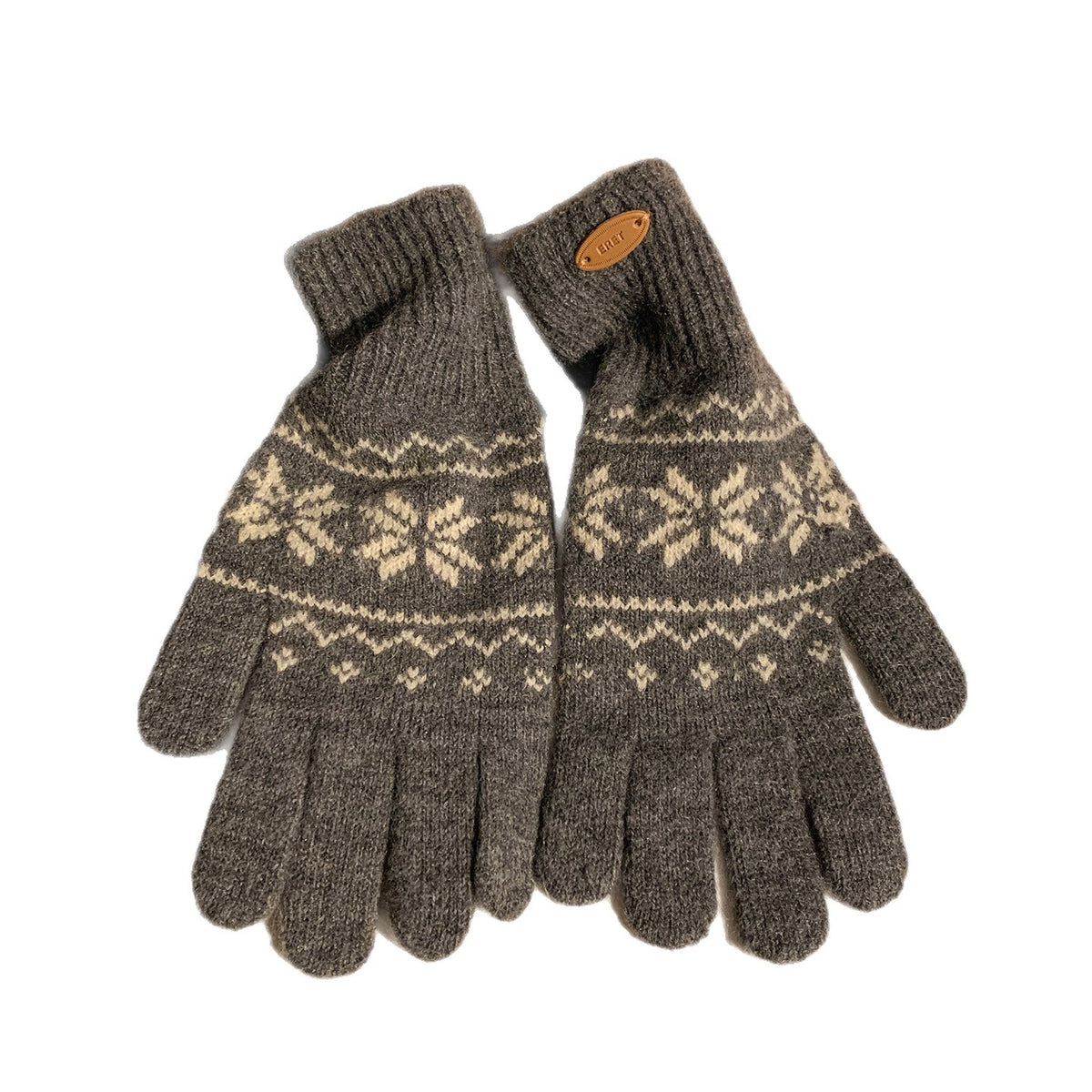 Fair Isle Touchscreen Knit Gloves - DippedShop Wholesale - #3907