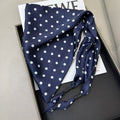 Chic Solid Color Floral Print Silk Scarf 6W6NSI215