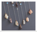 Natural Stones Crystal Chain Hanging Suncatchers MK2CZAS6H7HLS79