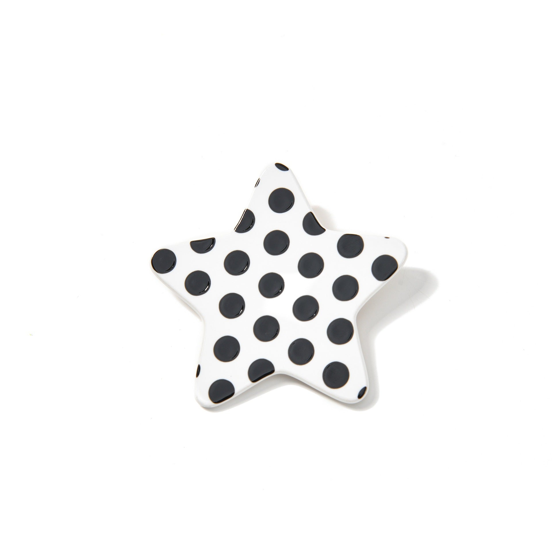 Cute Star Polka Dots Acetate Hair Clip 8AS6HCP314T