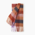 Colorful Plaid Tassel Warm Scarf 6W6NSW275