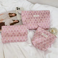 Cute 3D Heart Print Outdoor Portable Cosmetic Bag 6S10BOB1109