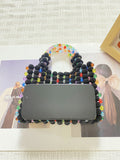 Vintage Pearl Beaded Tote - DippedShop Wholesale - #6979
