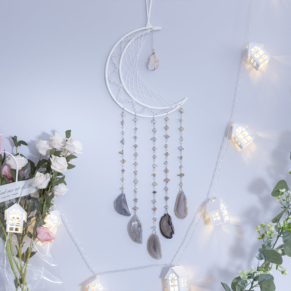 Natural Stone Crystal Tassel Dream Suncatcher MK2ZCAS6H7HLS139