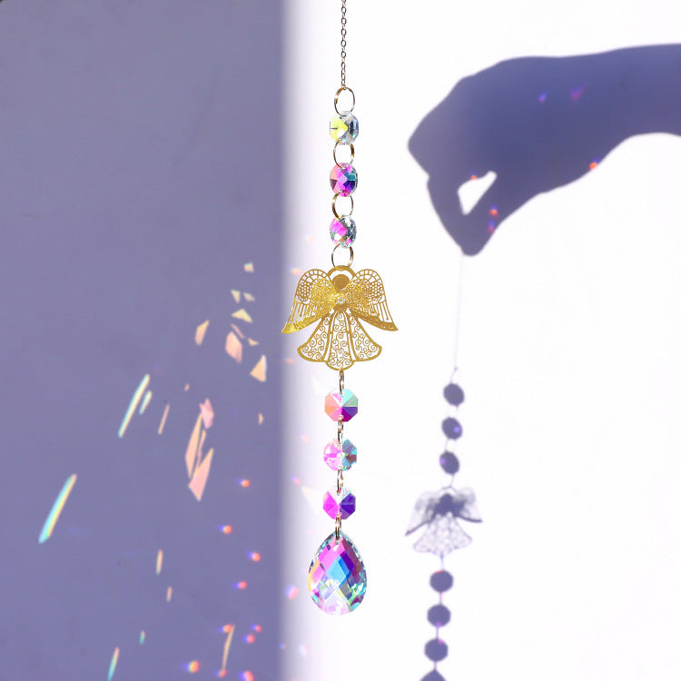 Geometry Crystal Ball Metal Dragonfly Hanging Suncatchers MK2CZAS6H7HLS64