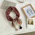 Stylish Cashew Print Tassel Soft Silk Scarf MK2BLW6W6NSI58