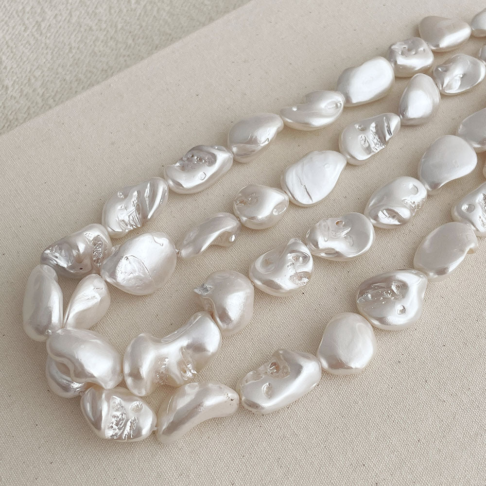 Elegant Baroque Pearl Choker - DippedShop Wholesale - #5683